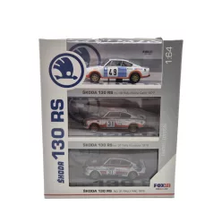   Škoda 130 LR – 3-piece set - Fox18 - 1:64 diecast model cars 