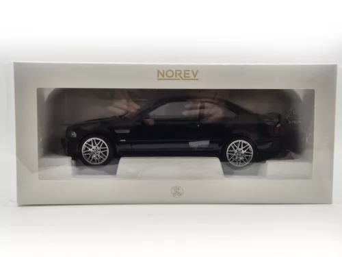 BMW E46 M3 CSL coupe (2003) - black - Norev - 1:18