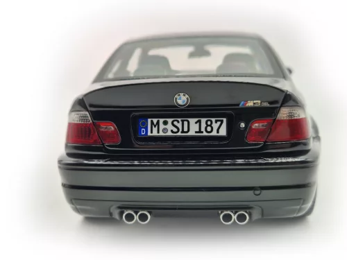 BMW E46 M3 CSL coupe (2003) - black - Norev - 1:18
