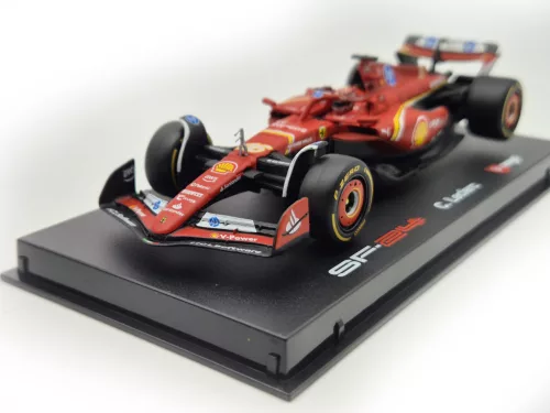 Ferrari SF-24 F1 #16 (2024) - Winner Monaco GP - Charles Leclerc - WITH DRIVER - Bburago - 1:43