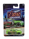 Hot Wheels 2008 Mitsubishi Lancer Evolution - Neon Speeders - Hot Wheels - 1:64 1/64 die-cast car