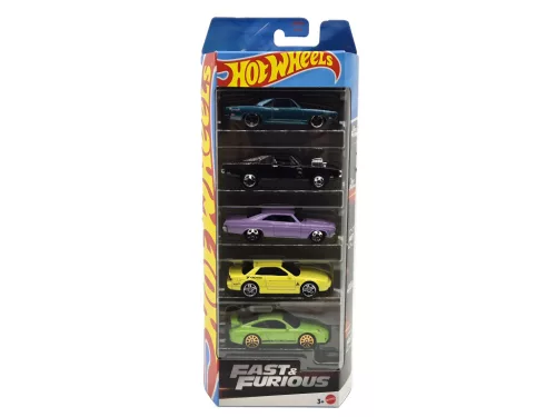 Hot Wheels 5-Car Set - Fast & Furious - 1:64