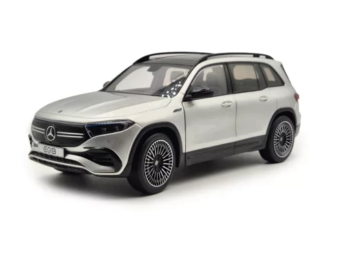 Mercedes Benz EQB (2021) - iridium silver - NZG - 1:18