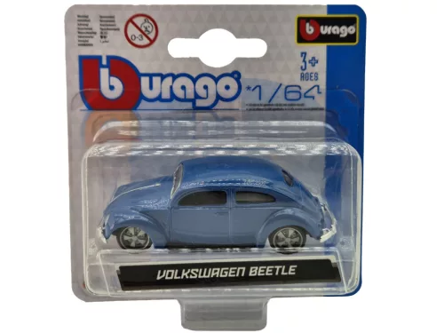 Volkswagen VW Beetle (1965) - blue - Bburago - 1:64