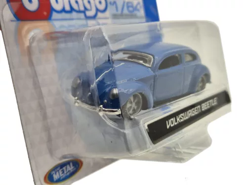 Volkswagen VW Beetle (1965) - blue - Bburago - 1:64