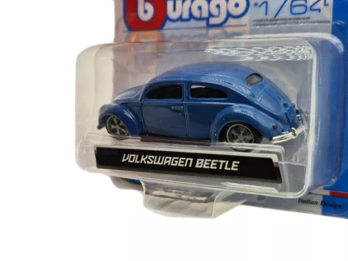 Volkswagen VW Beetle (1965) - blue - Bburago - 1:64