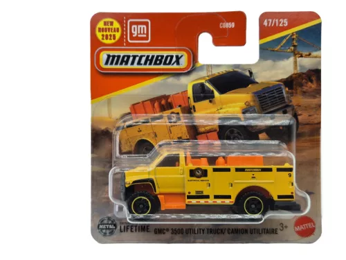 GMC 3500 Utility Truck - 47/125 - blister pack - Matchbox - 1:64