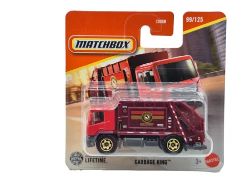 Garbage King garbage truck - 99/125 - blister pack - Matchbox - 1:64