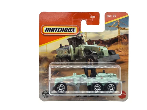 Ground Grinder - road grader - 56/125 - blister pack - Matchbox - 1:64