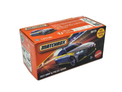 BMW i4 Police sedan (2023) - Matchbox - 1:64