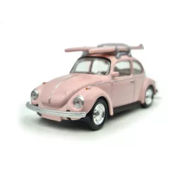   Volkswagen VW Beetle Coccinelle (1973) - with surfboards - Norev - 1:43