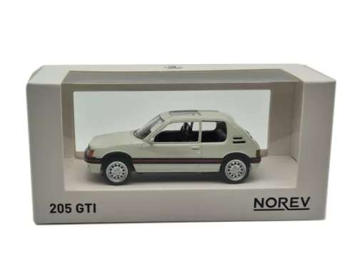 Peugeot 205 GTI 1.6 (1986) – white – Norev – 1:43