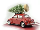 Volkswagen VW Beetle – with Christmas tree – festive gift box edition – Norev – 1:43