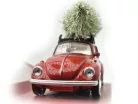 Volkswagen VW Beetle – with Christmas tree – festive gift box edition – Norev – 1:43
