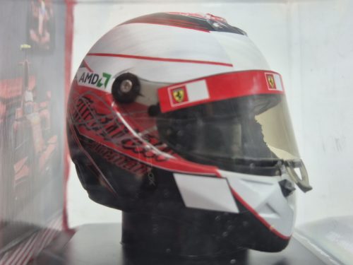 Helmet – Kimi Räikkönen (2007) – Edicola – 1:5 1/5 helmet (m03376)  product code: m03376 brand: Edicola  New product in blister packaging with a mini display case! Scale 1:5, approx. 8–9 cm in diameter. High-quality finish, collector’s item! Kimi Räi