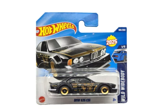 Hot Wheels BMW 635 CSi - Wild Widebody 1/5 - 185/250 - black - Hot Wheels - 1:64