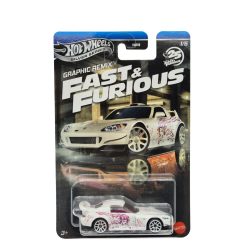   Hot Wheels Graphic Remix - Fast and Furious - 2 Fast 2 Furious 1/5 - Honda S2000 - Hot Wheels - 1:64