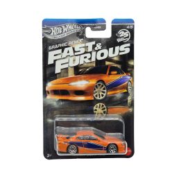   Hot Wheels Graphic Remix - Fast and Furious - Fast & Furious 4/5 - Nissan Silvia (S15) - Hot Wheels - 1:64 diecast model car