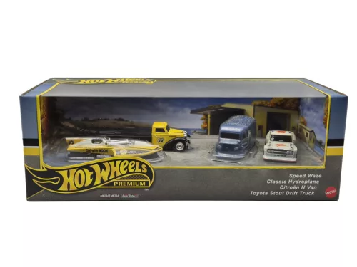 Hot Wheels Premium – 4-piece diorama set – Speed Waze – Hot Wheels – 1:64