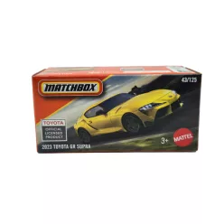   Toyota GR Supra (2023) – yellow – 43/125 – Matchbox – 1:64