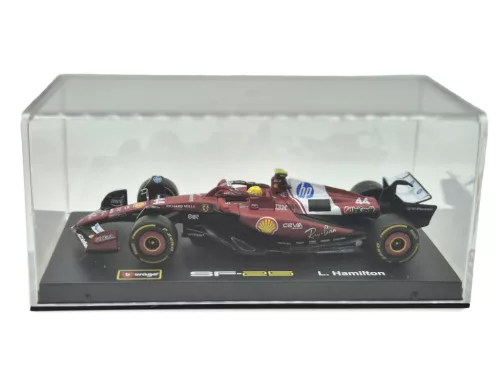 Ferrari SF-25 Team Scuderia F1 #44 (2025) – Lewis Hamilton – WITH DRIVER – Bburago – 1:43