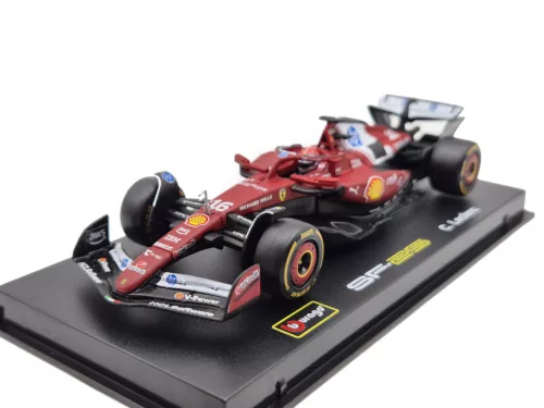 Ferrari SF-25 Team Scuderia F1 #16 (2025) – Charles Leclerc – WITH DRIVER – Bburago – 1:43