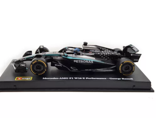 Mercedes GP W16 F1 #63 (2025) – George Russell – WITH DRIVER – Bburago – 1:43
