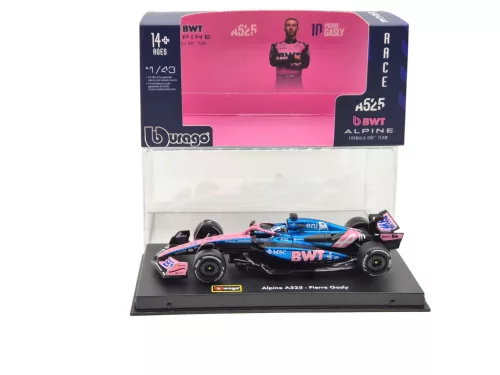 Alpine A525 F1 #10 (2025) – Pierre Gasly – WITH DRIVER – Bburago – 1:43