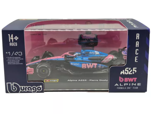 Alpine A525 F1 #10 (2025) – Pierre Gasly – WITH DRIVER – Bburago – 1:43