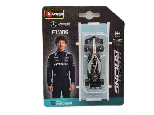 Mercedes GP W16 F1 #12 (2025) – Andrea Kimi Antonelli – Bburago – 1:64 1/64 diecast model car