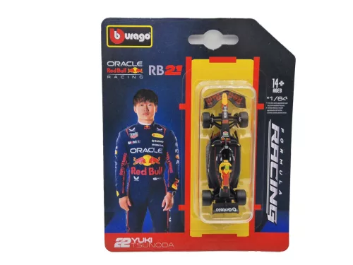 Red Bull RB21 F1 #22 (2025) - Yuki Tsunoda -  Bburago - 1:64