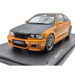   BMW E46 M3 Coupé (2000) – orange / black – Solido – 1:18 1/18 diecast model car