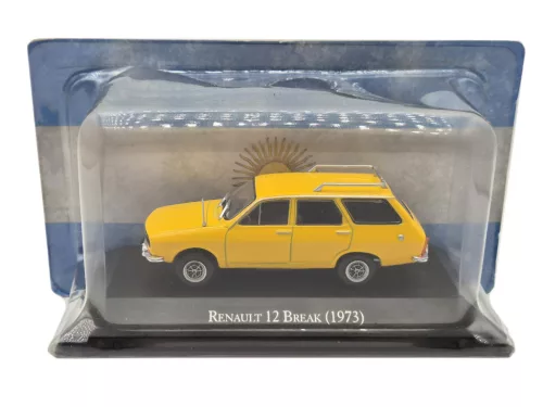 Renault R12 Break SW / Dacia (1973) – yellow – Edicola – 1:43