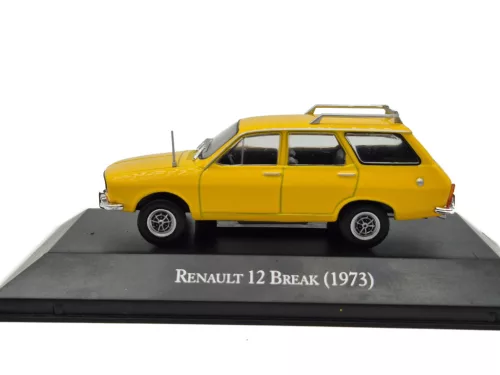 Renault R12 Break SW / Dacia (1973) – yellow – Edicola – 1:43