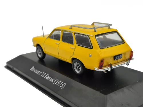 Renault R12 Break SW / Dacia (1973) – yellow – Edicola – 1:43