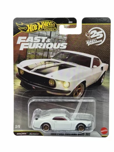 Hot Wheels Premium Fast & Furious - Ford Mustang Boss 302 (1969) - 1:64