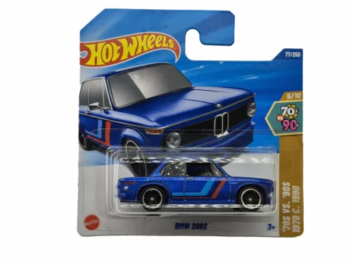 Hot Wheels BMW 2002 - ’70s vs. ’90s 5/10 - 77/250 - blue - Hot Wheels - 1:64