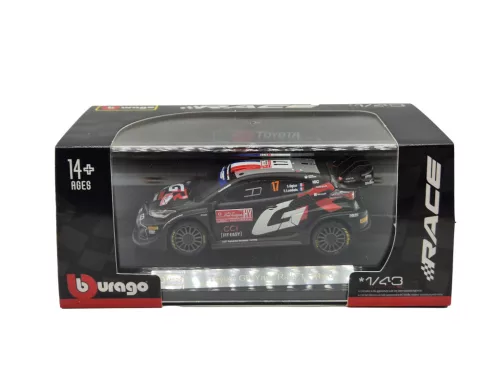 Toyota Yaris GR Rally1 – Gazoo Racing WRT (2024) – #17 – Sébastien Ogier – Vincent Landais – Bburago – 1:43