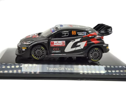 Toyota Yaris GR Rally1 – Gazoo Racing WRT (2024) – #69 – Kalle Rovanperä – Jonne Halttunen – Bburago – 1:43 1/43 model car
