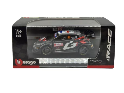 Toyota Yaris GR Rally1 – Gazoo Racing WRT (2024) – #69 – Kalle Rovanperä – Jonne Halttunen – Bburago – 1:43 1/43 model car