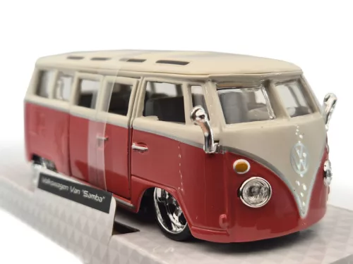 Volkswagen VW T1 Samba Minibus Custom (1967) - Bburago - 1:32 1/32 diecast model car