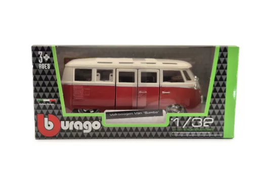 Volkswagen VW T1 Samba Minibus Custom (1967) - Bburago - 1:32 1/32 diecast model car