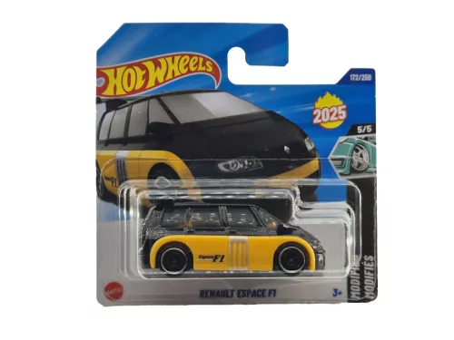 Hot Wheels Renault Espace F1 - Modified 5/5 - 172/250 - black/yellow - Hot Wheels - 1:64 1/64 die-cast car 