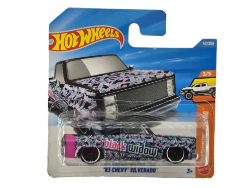 Hot Wheels ’83 Chevy Silverado - Truckin’ Along 3/5 - 42/250 - Hot Wheels - 1:64 1/64 die-cast car
