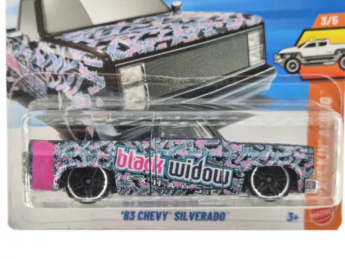 Hot Wheels ’83 Chevy Silverado - Truckin’ Along 3/5 - 42/250 - Hot Wheels - 1:64 1/64 die-cast car