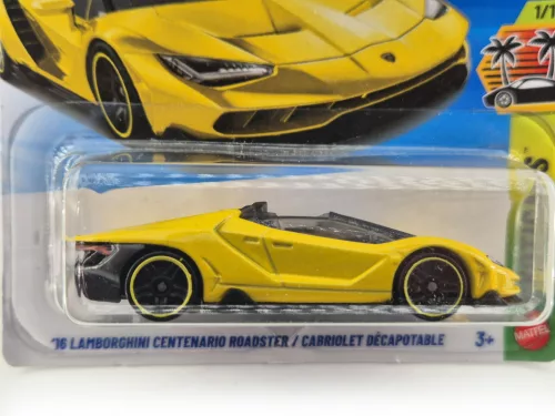 Hot Wheels ’16 Lamborghini Centenario Roadster - Exoticars 1/10 - 2/250 - Hot Wheels - 1:64 1/64 die-cast car