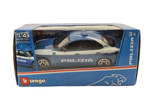 Alfa Romeo Giulia Polizia (2016) - police car - Bburago - 1:43 1/43 model car 