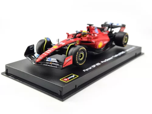 Ferrari SF-23 Team Scuderia F1 #44 (2023) - Fiorano - The First Lap - Lewis Hamilton - WITH DRIVER - Bburago - 1:43 1/43 model car