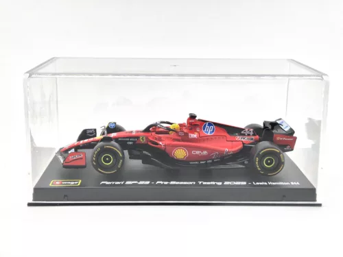 Ferrari SF-23 Team Scuderia F1 #44 (2023) - Fiorano - The First Lap - Lewis Hamilton - WITH DRIVER - Bburago - 1:43 1/43 model car
