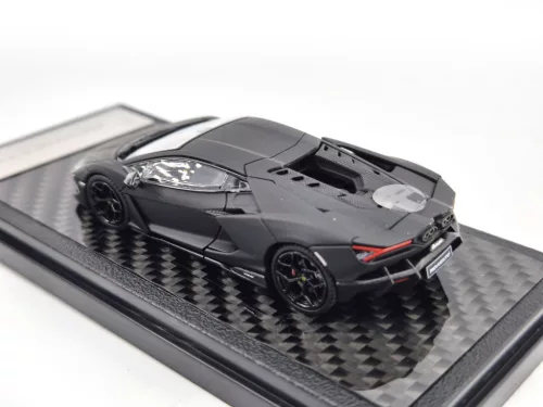Lamborghini Revuelto Hybrid (2023) – matte black – LCD Model – 1:64 1/64 die-cast car 